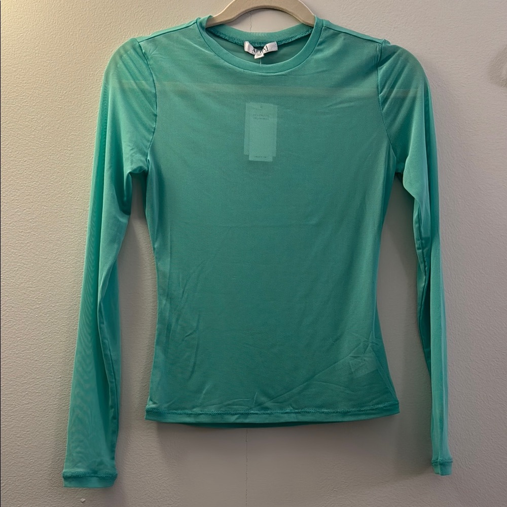AFRM Mesh Long Sleeve Top